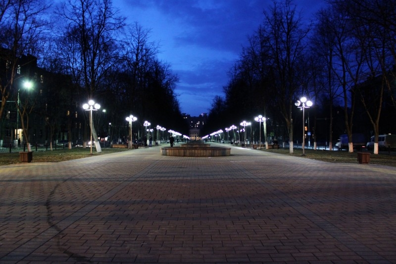 прогулка по вечернему городу