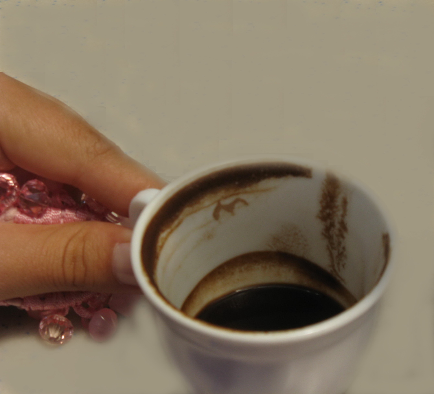 рисование кофе в чашке