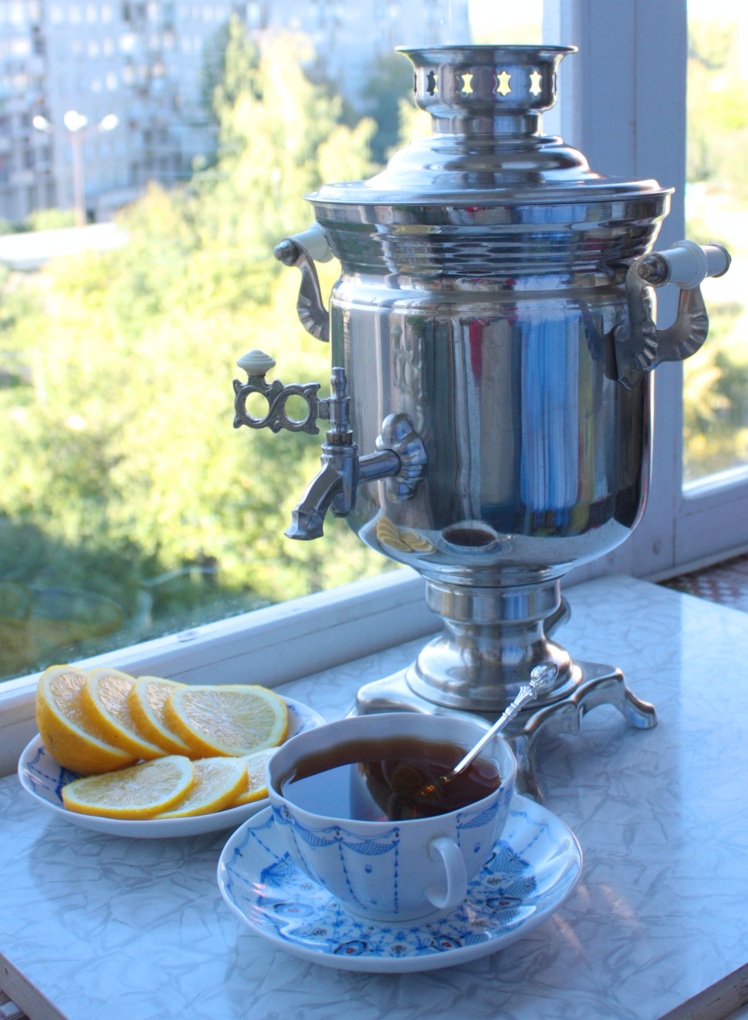 Чай на балконе 