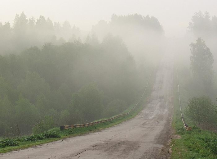Дорога, ведущая в туман....