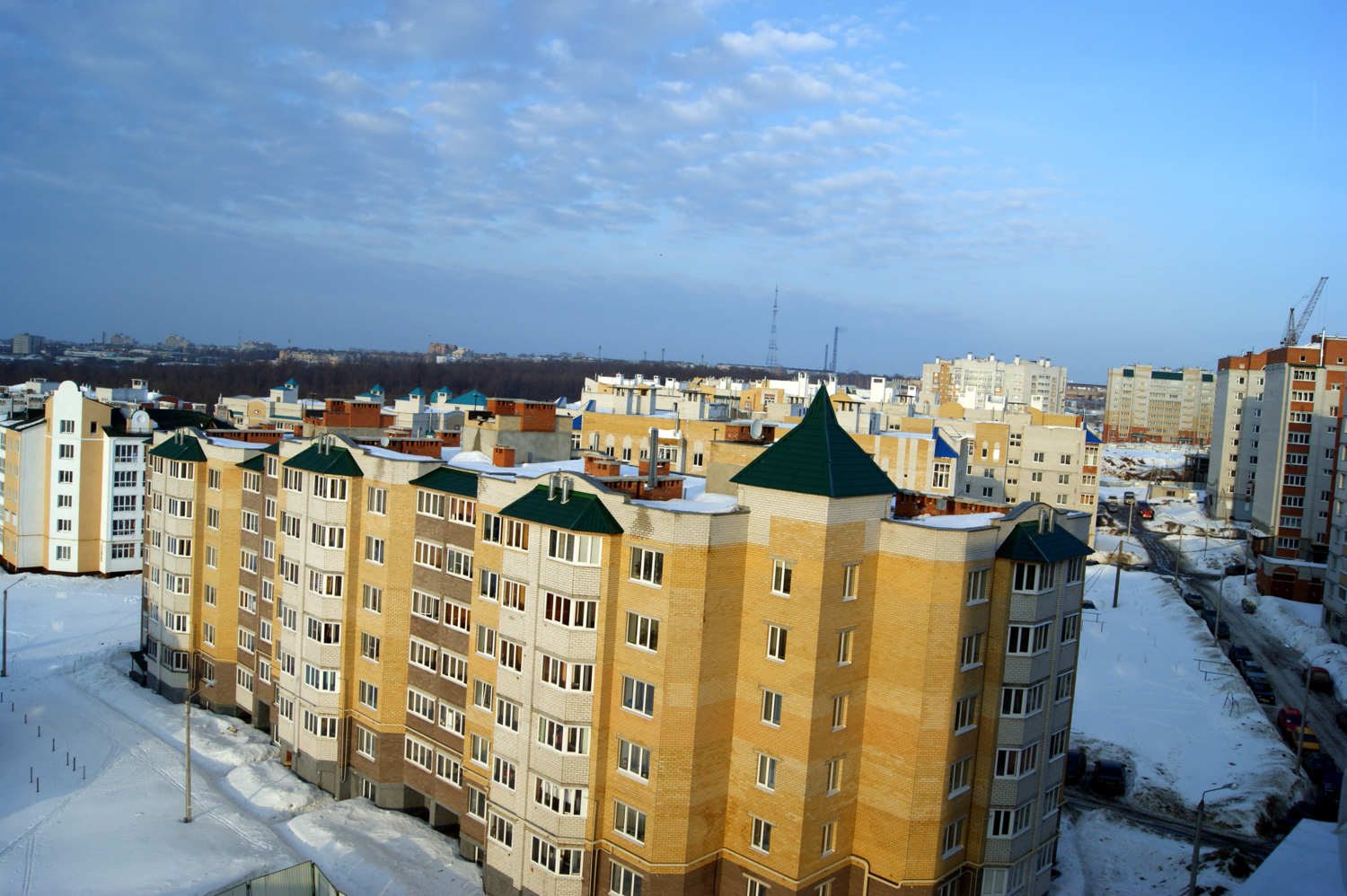 Чебоксары - символ новостроек.  