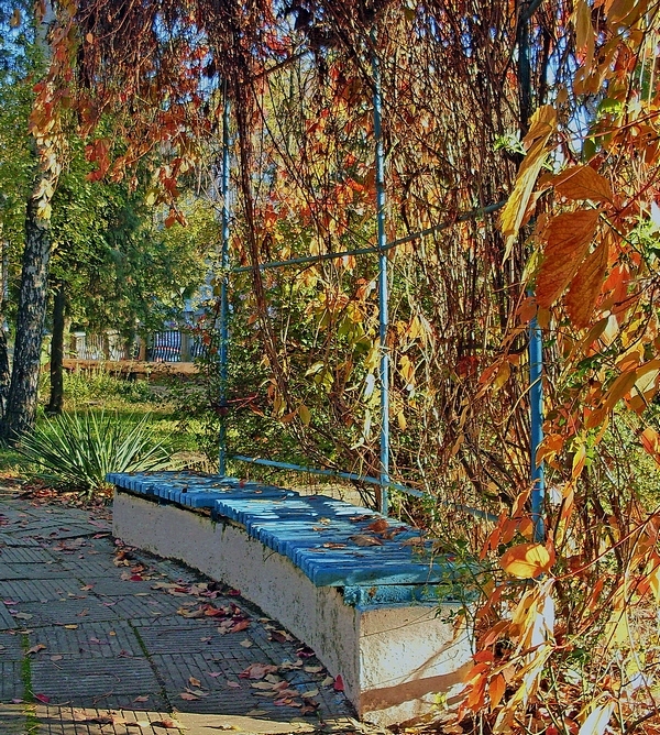 Осенний дворик