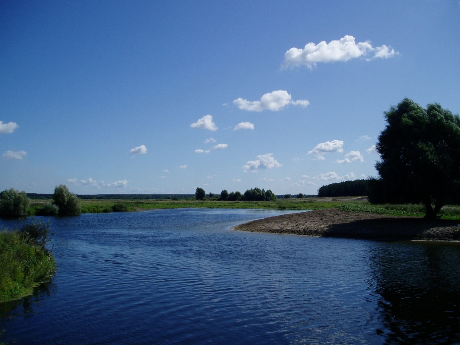 река в деревне Суворово
