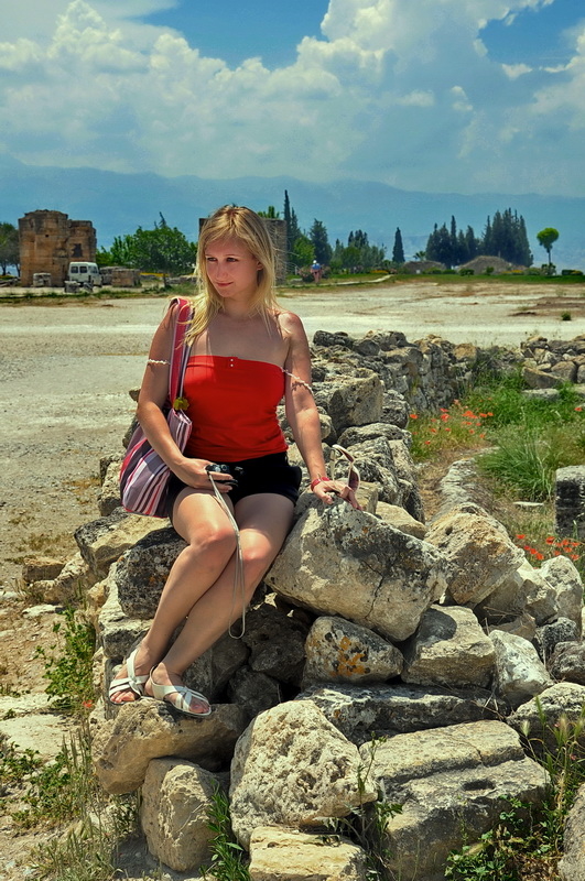 На развалинах Иераполиса