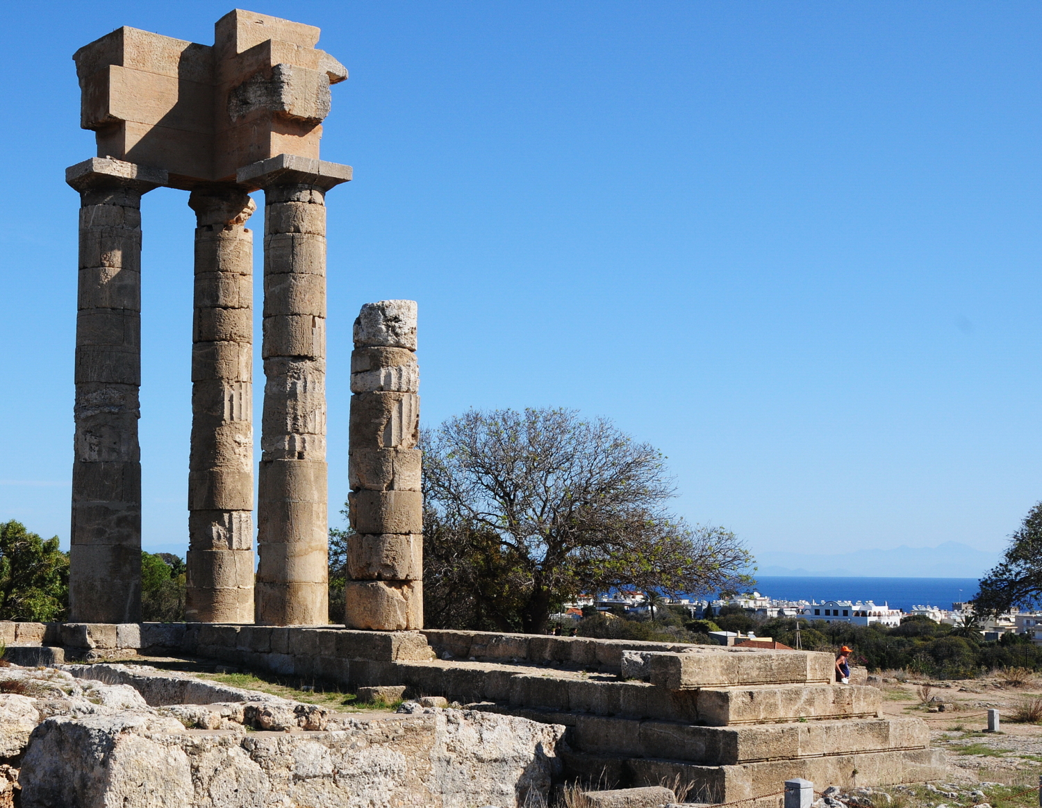 Останки Акрополя в Родосе