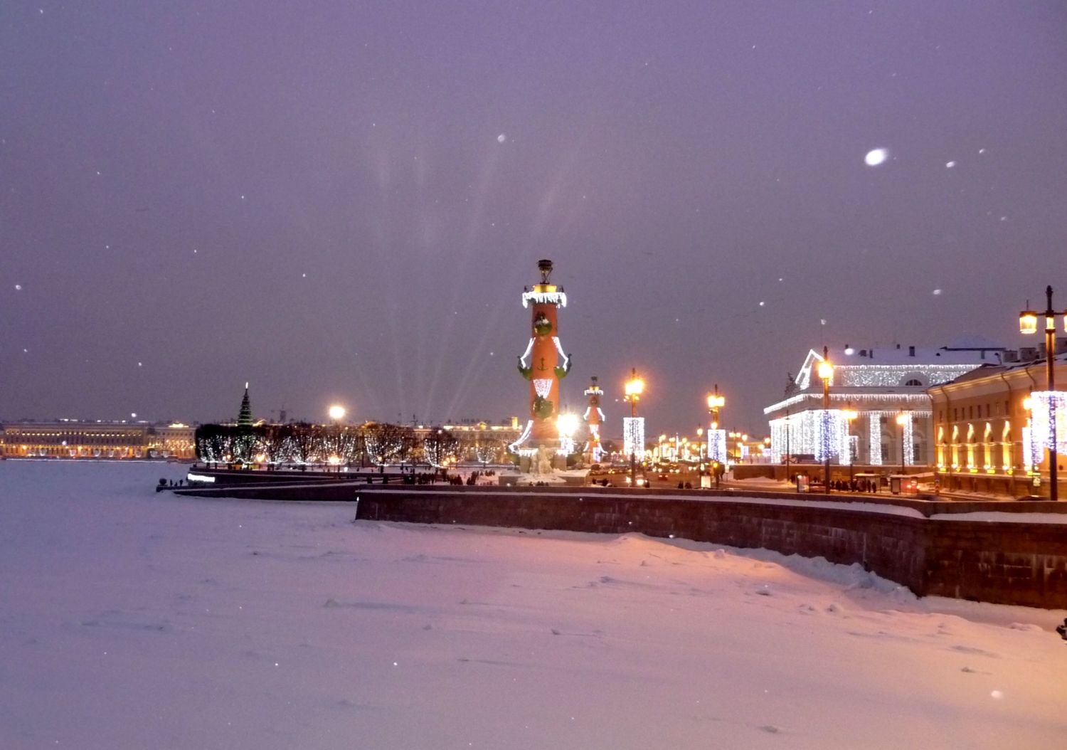 красивые места в санкт петербурге зимой для