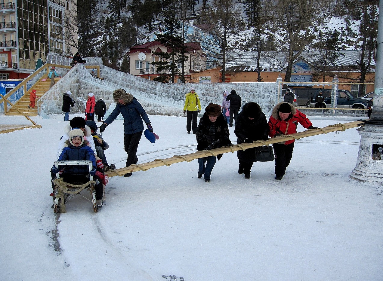 Кроговорот саней в природе.