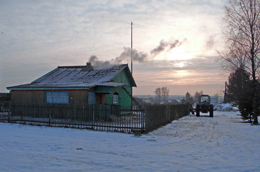 Зимним утром