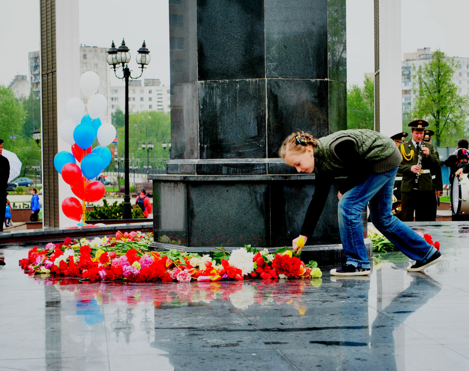 В память погибшим на войне