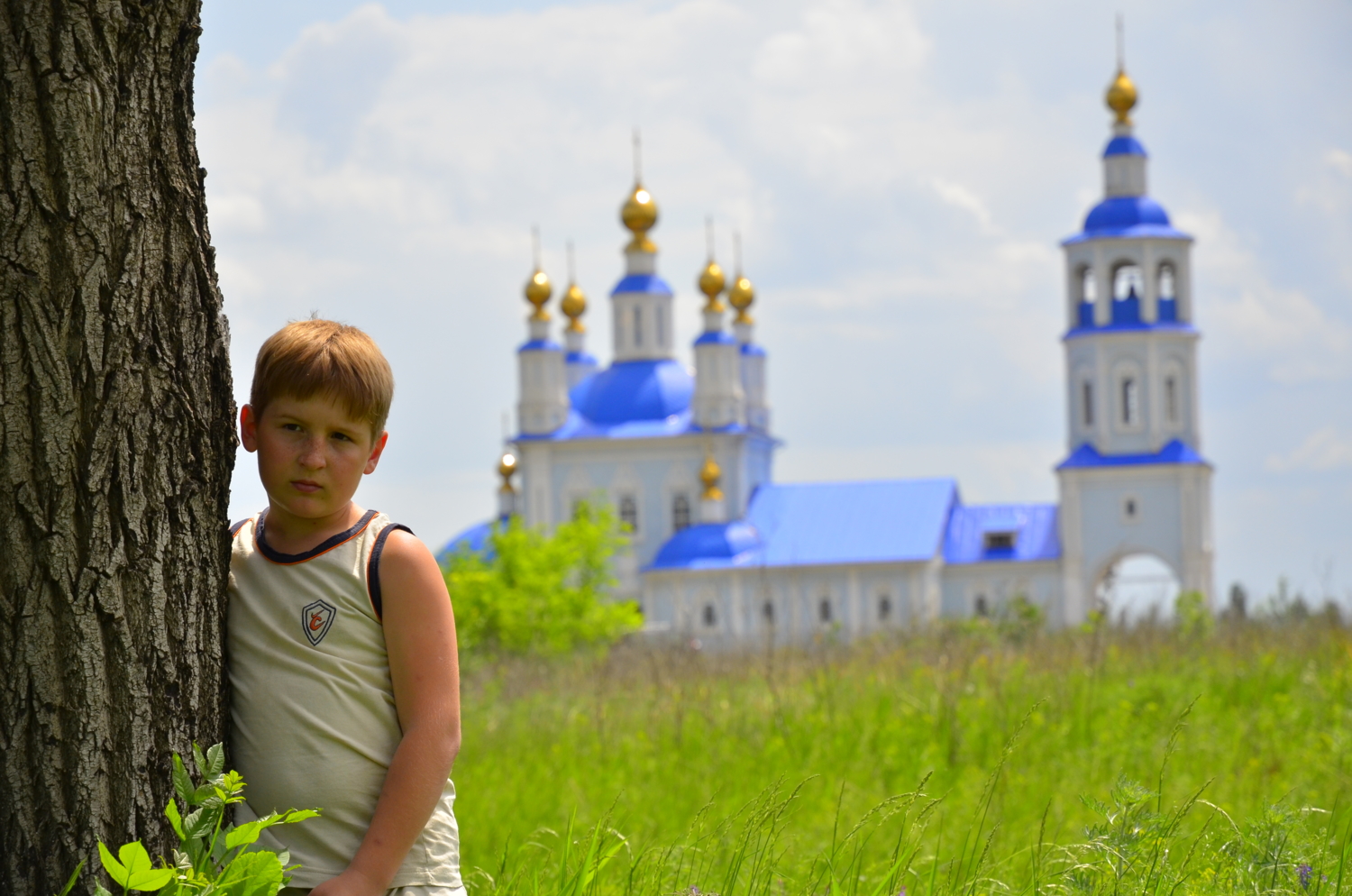 Сын на пробежке