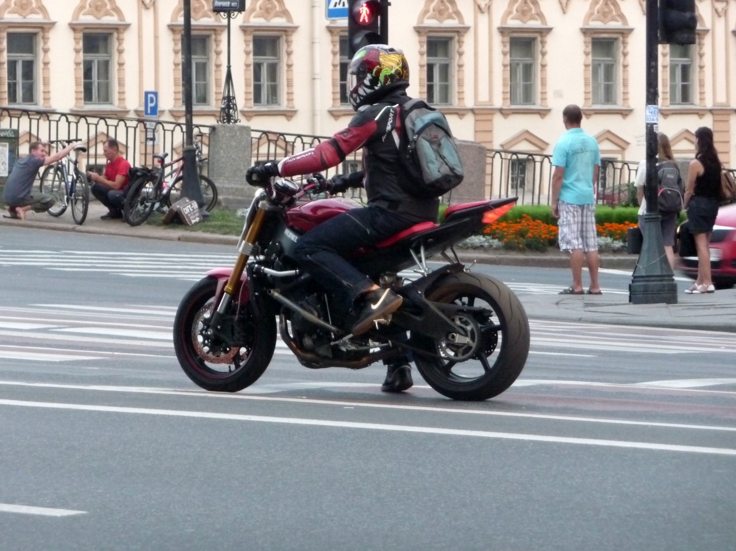 Петербургский мотоциклист
