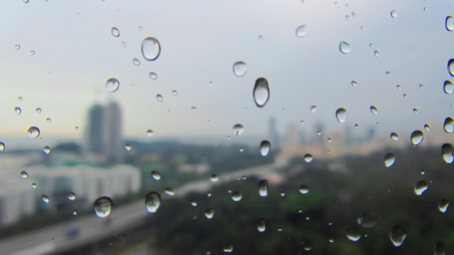 Singapour's rain