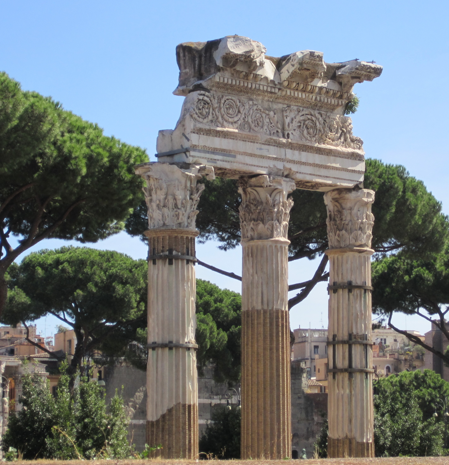 Восстановление римских колонн