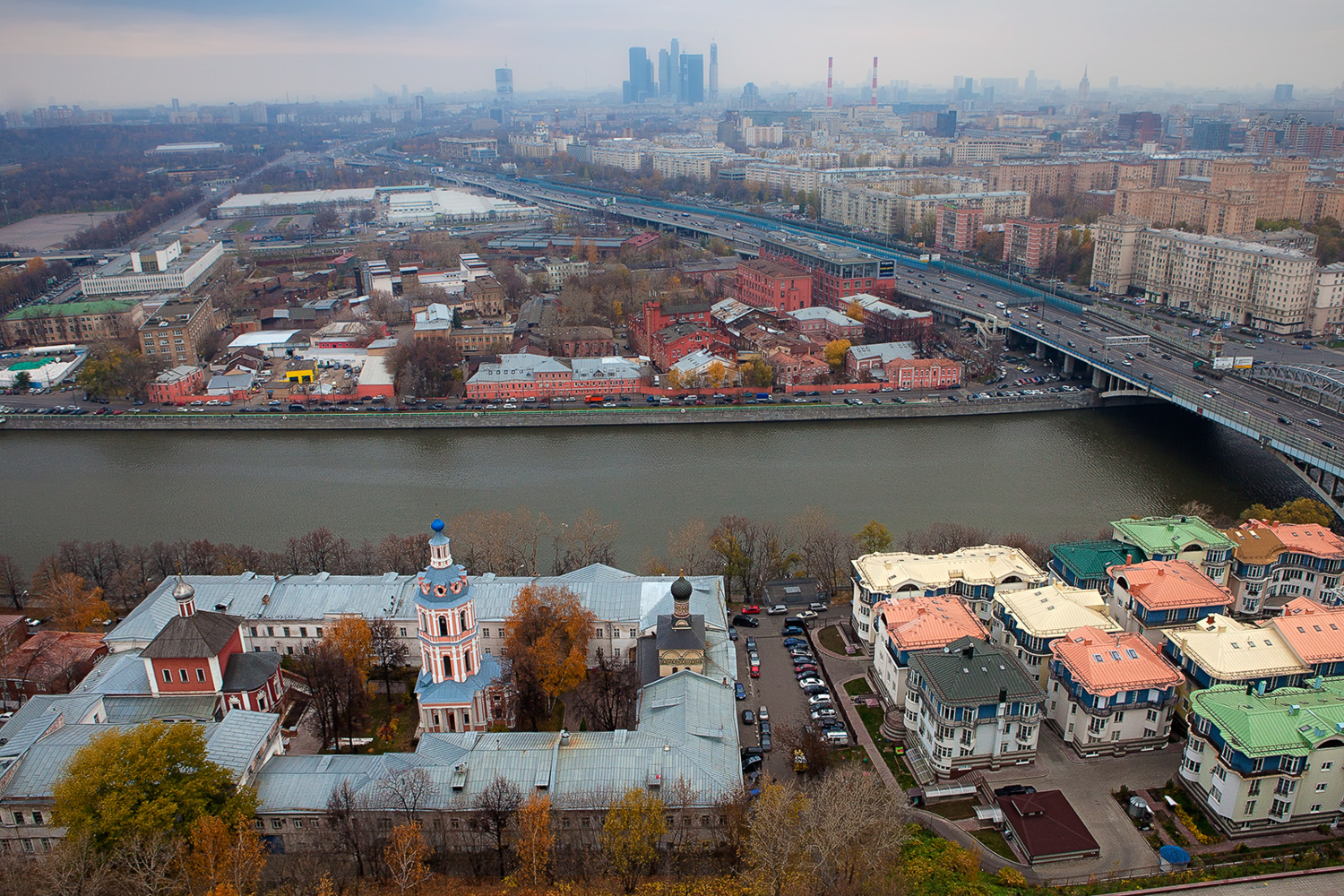 Москва с птичьего полета