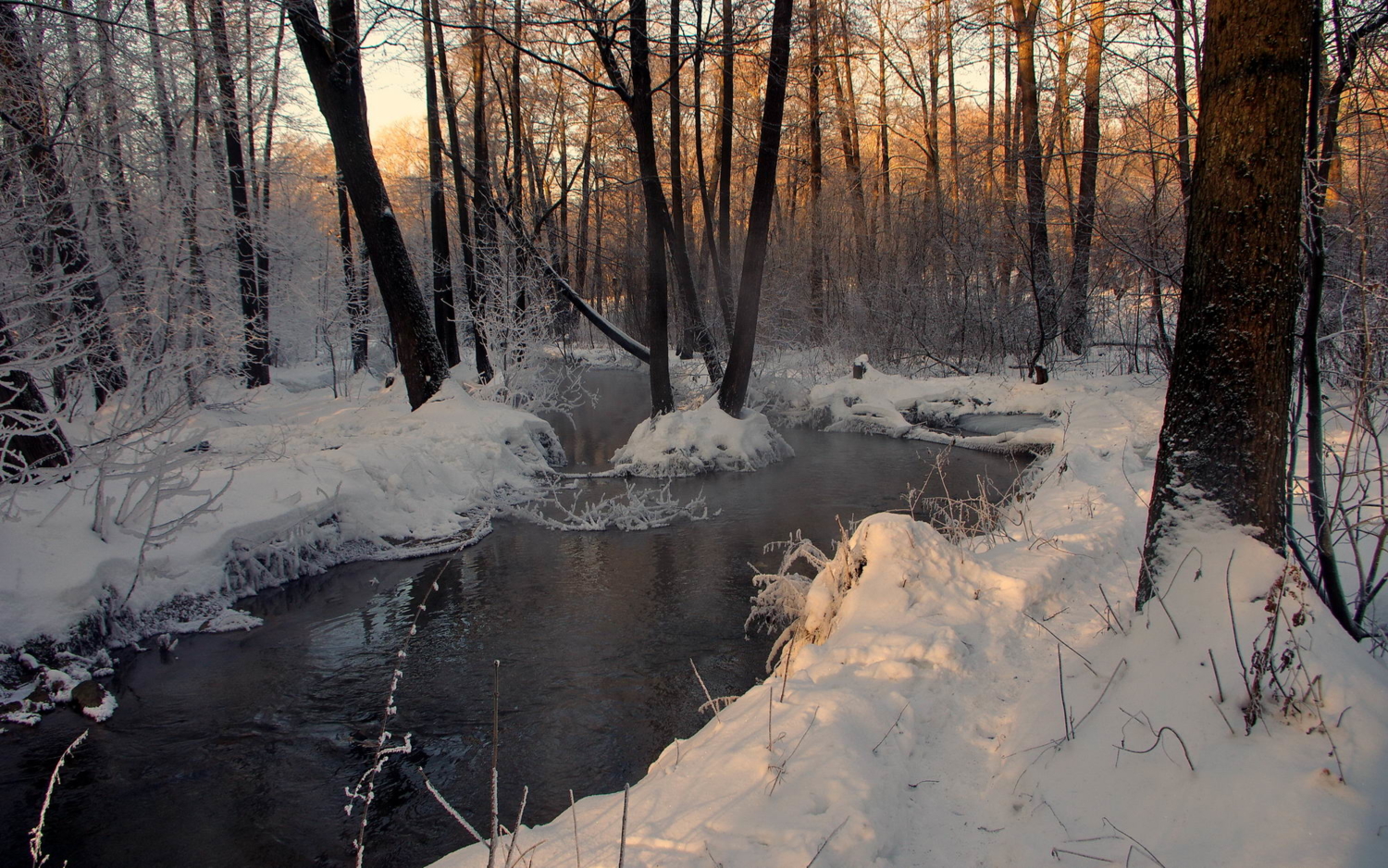 Зимняя речка
