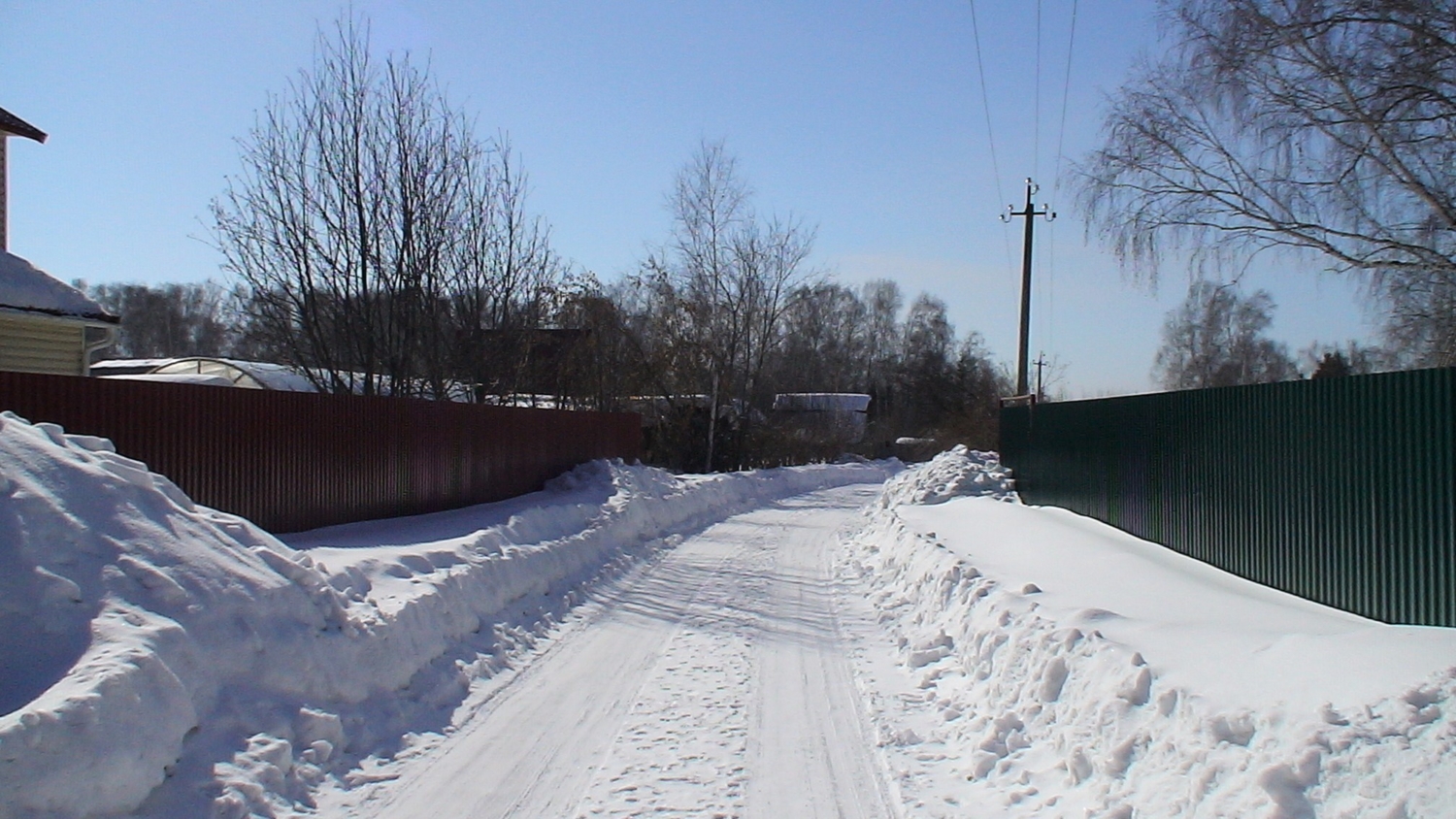 Весенняя дорога на дачу