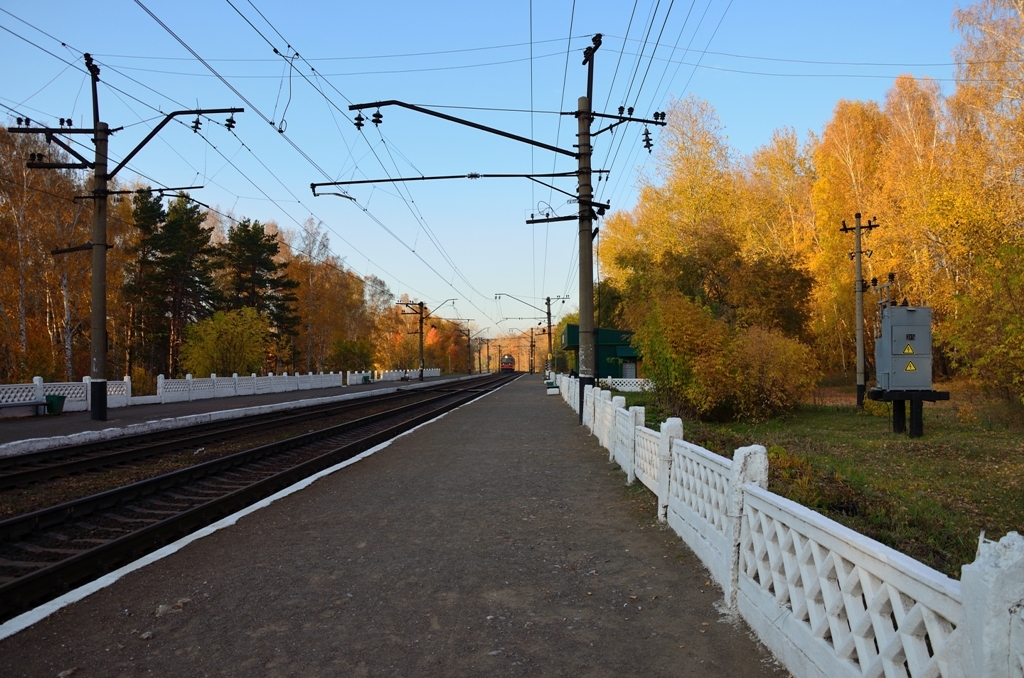 Осень на железной дороге.