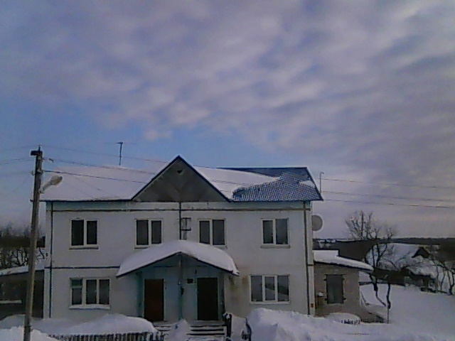 Старый дом-зимой
