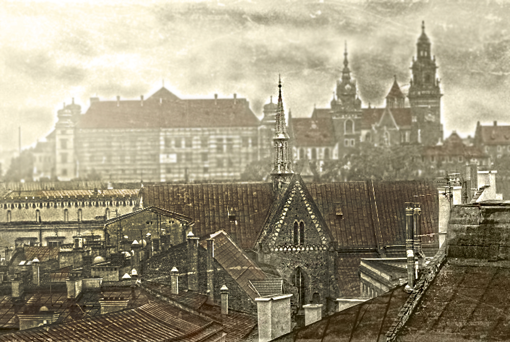 На крышах Кракова.