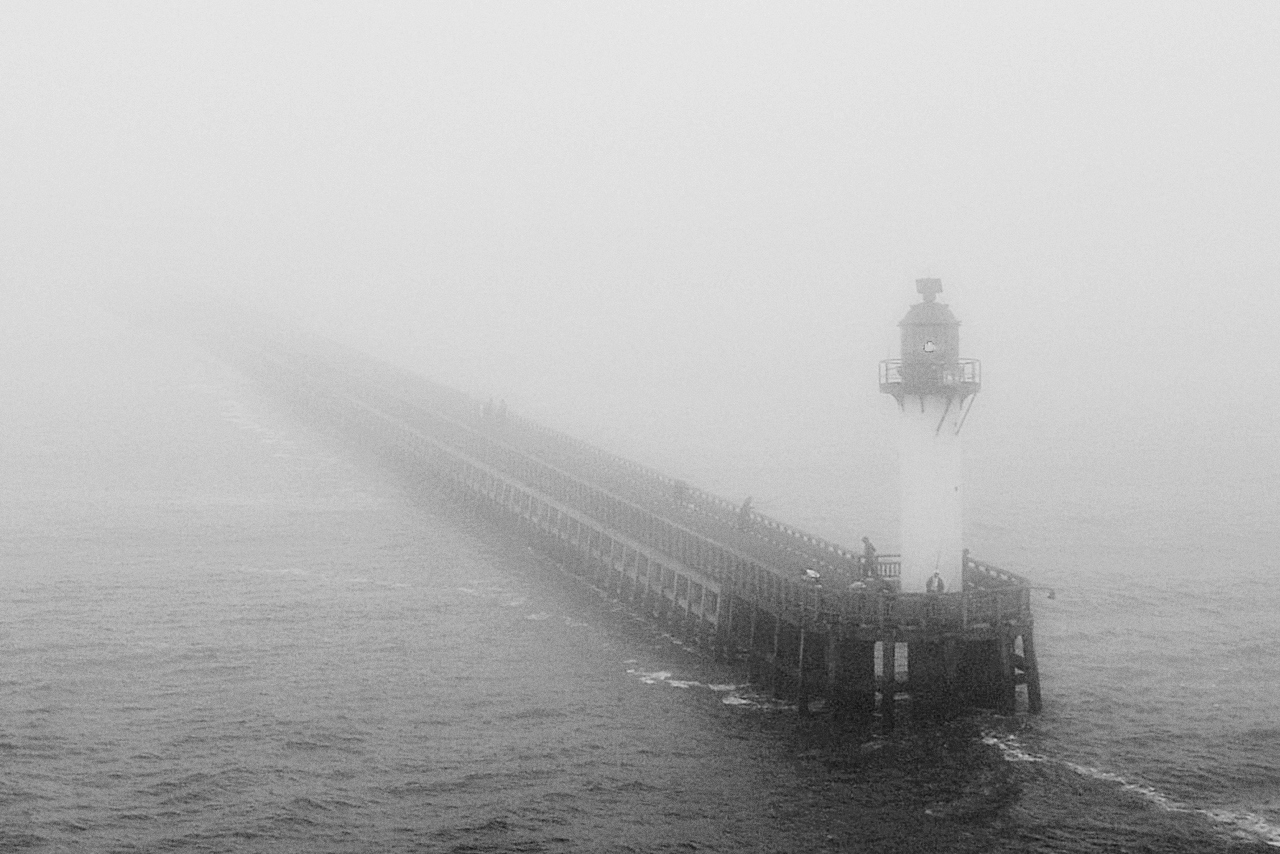 Северное море. Дувр. Туман.