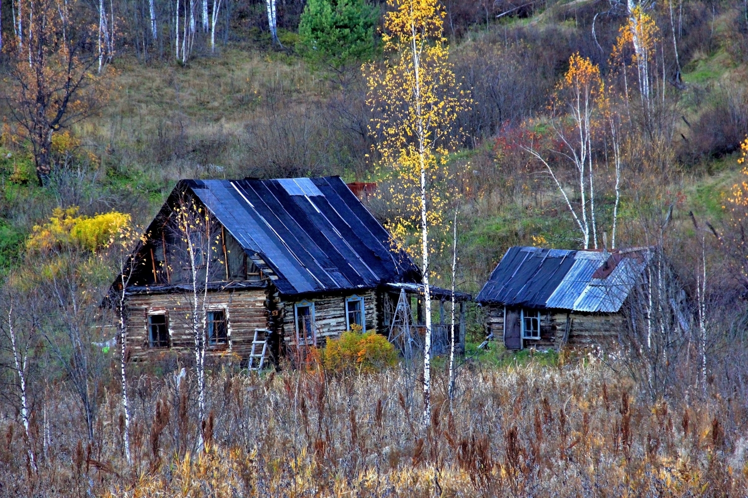 На окраине деревни