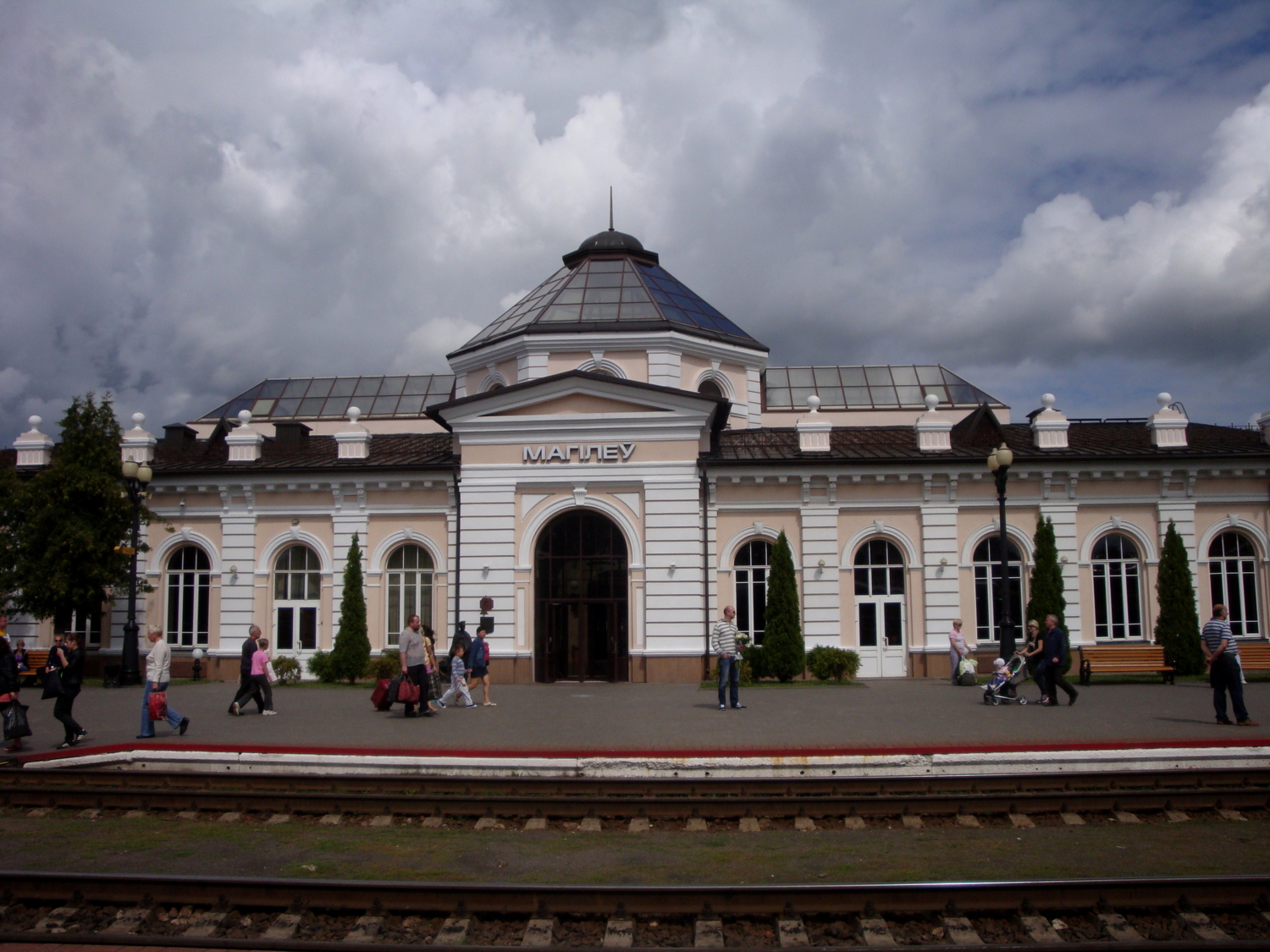 Ж.д вокзал в Могилёве