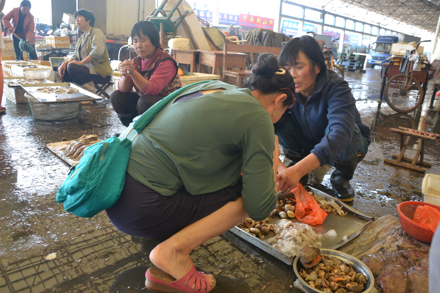 Рыбный рынок в Циндао