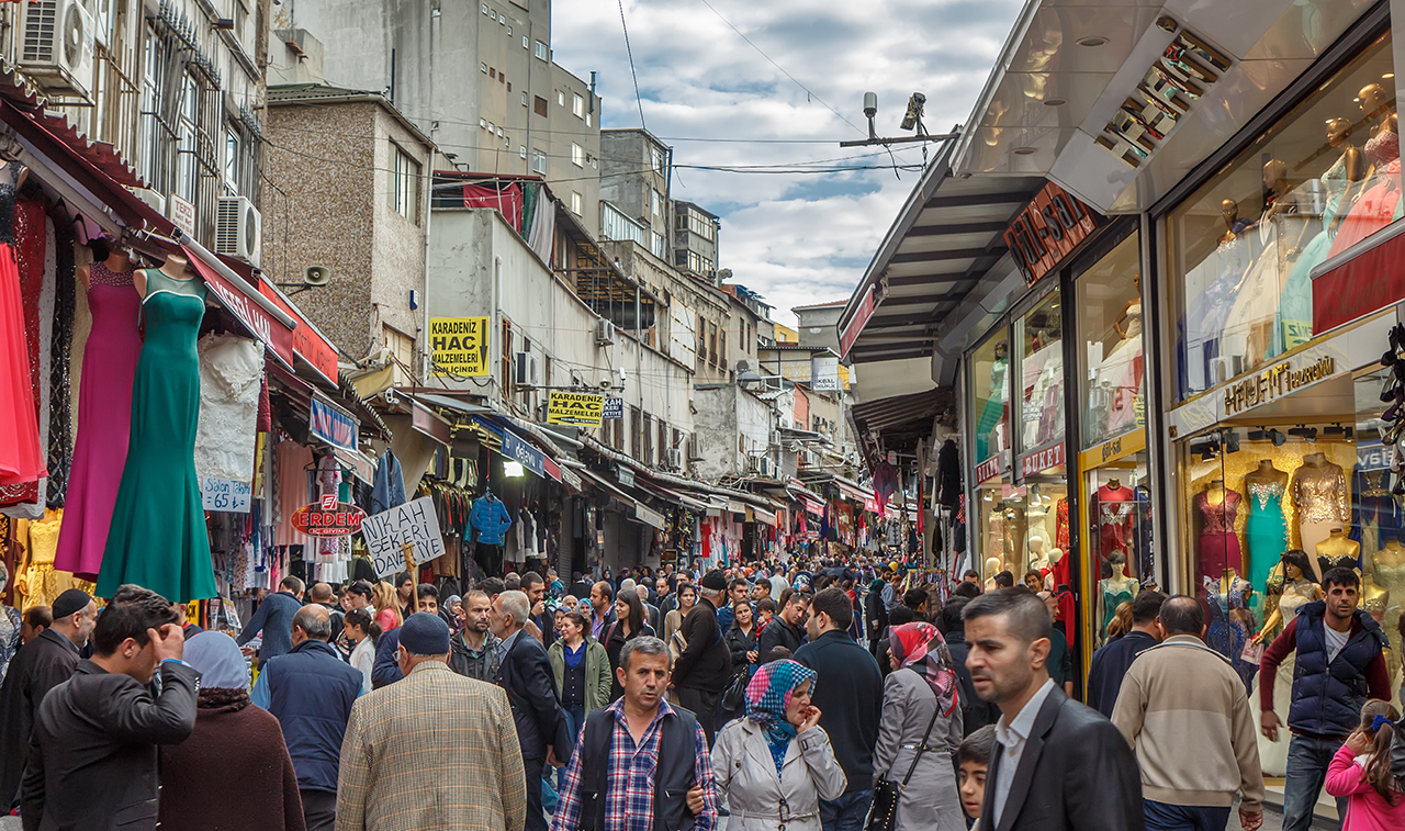Уличная торговля в Стамбуле