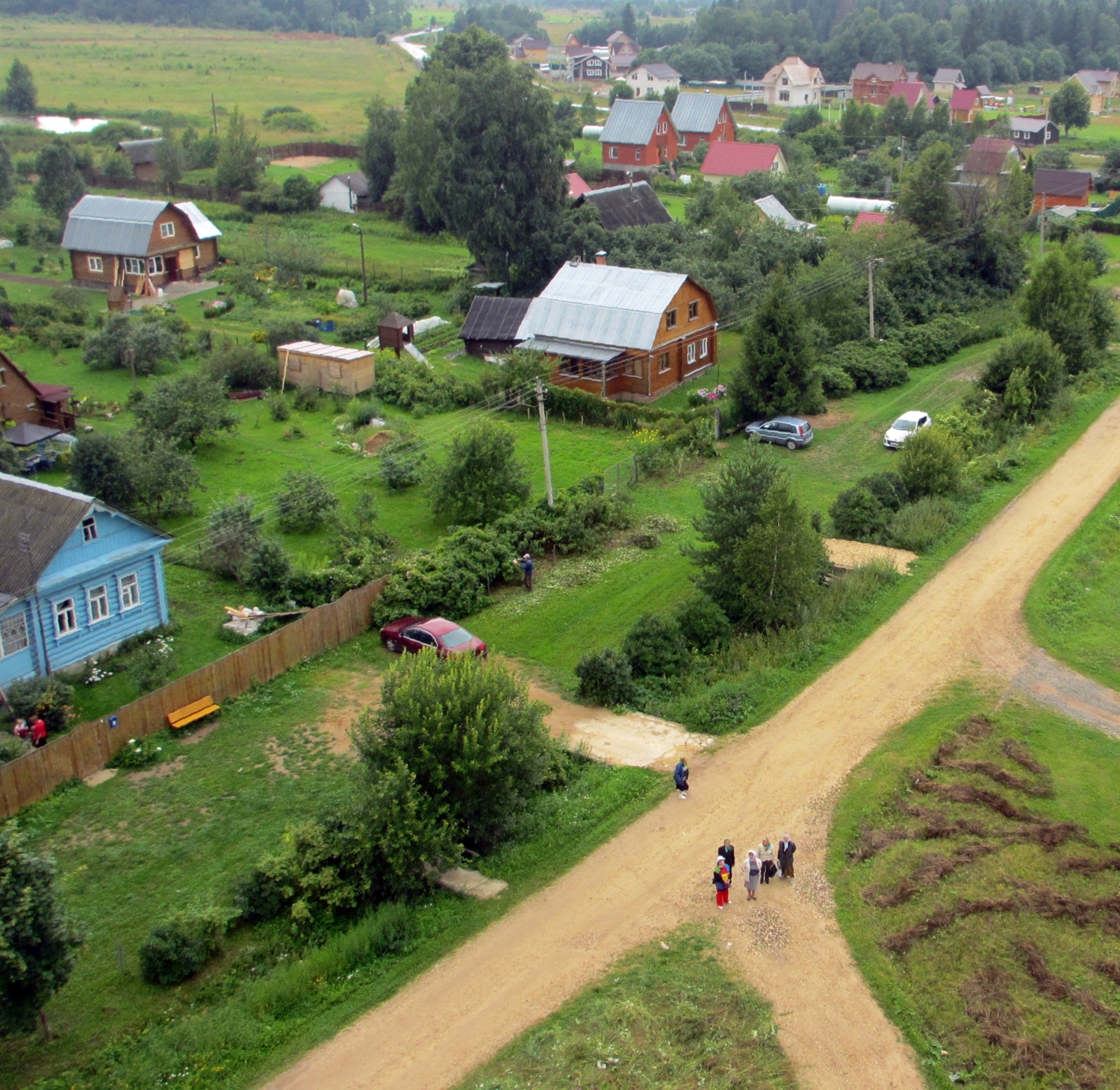 село вид сверху фото