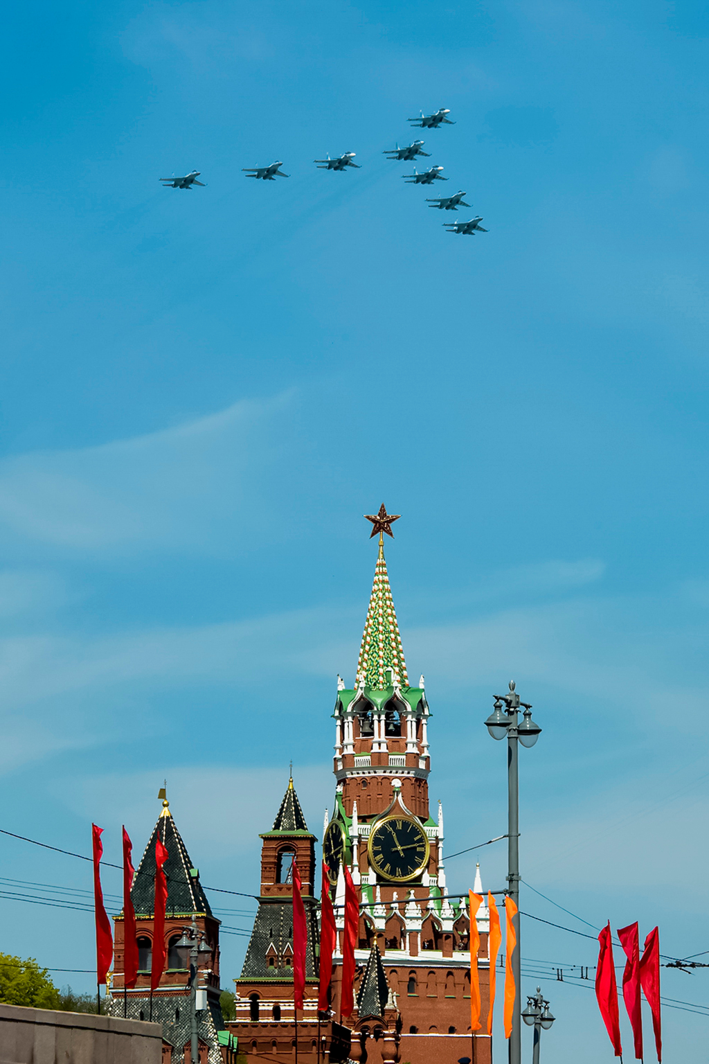 Воздушные асы над Кремлем.