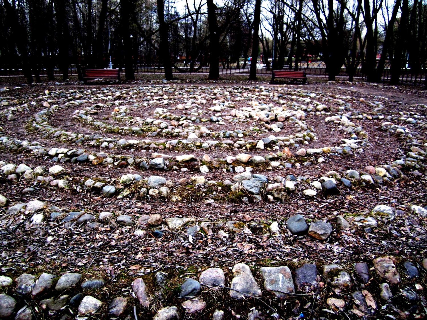 Круги в Воронцовском парке
