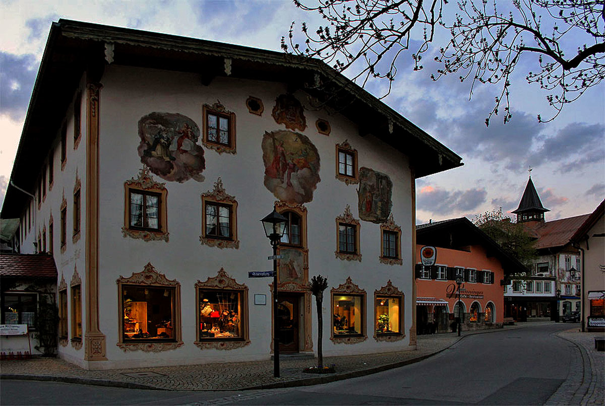 в Oberammergau.