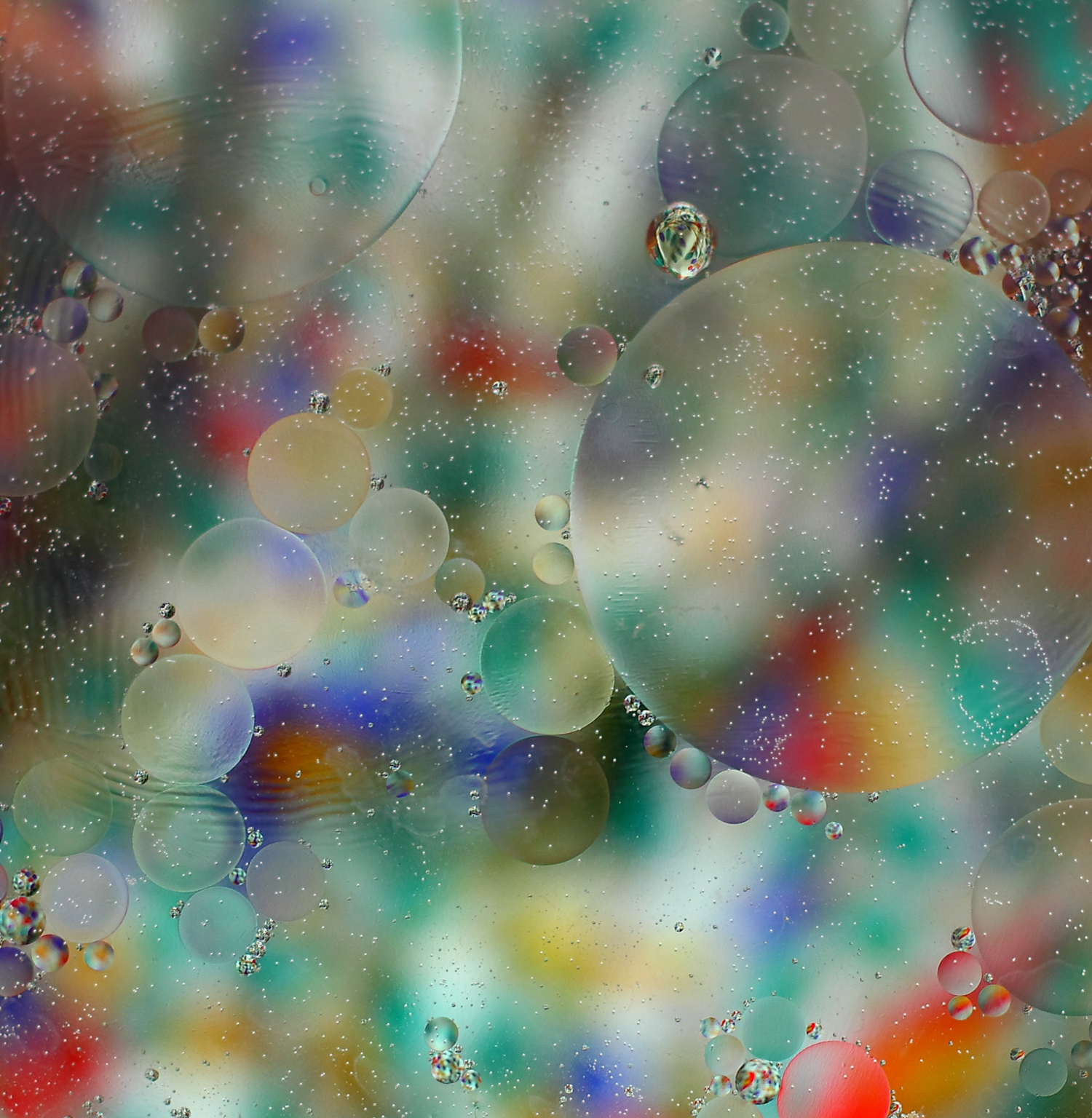 Абстракция с пузырьками