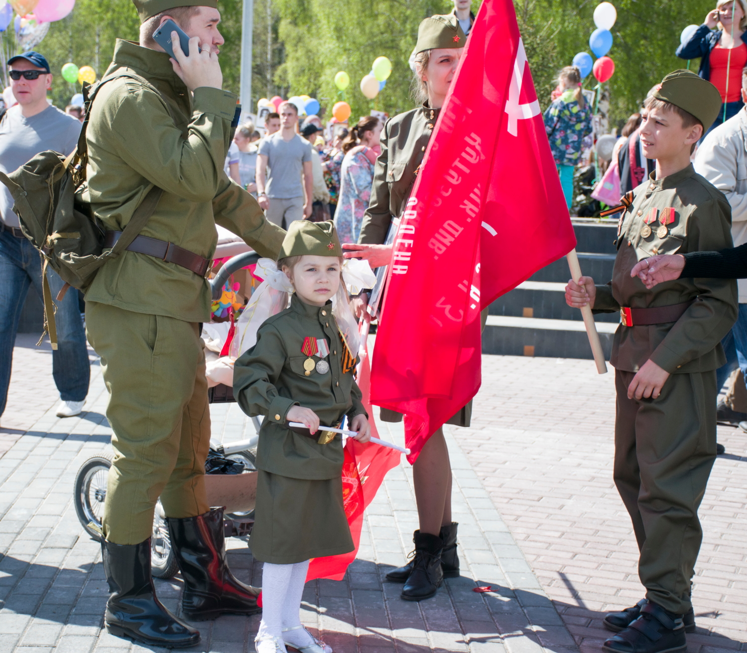 Фронтовая семья.