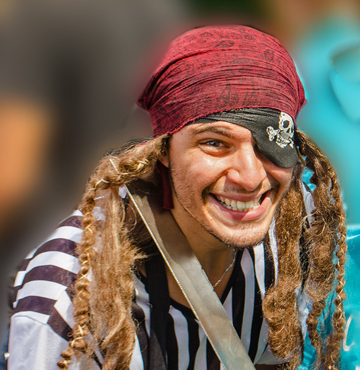Улыбка полосатого пирата