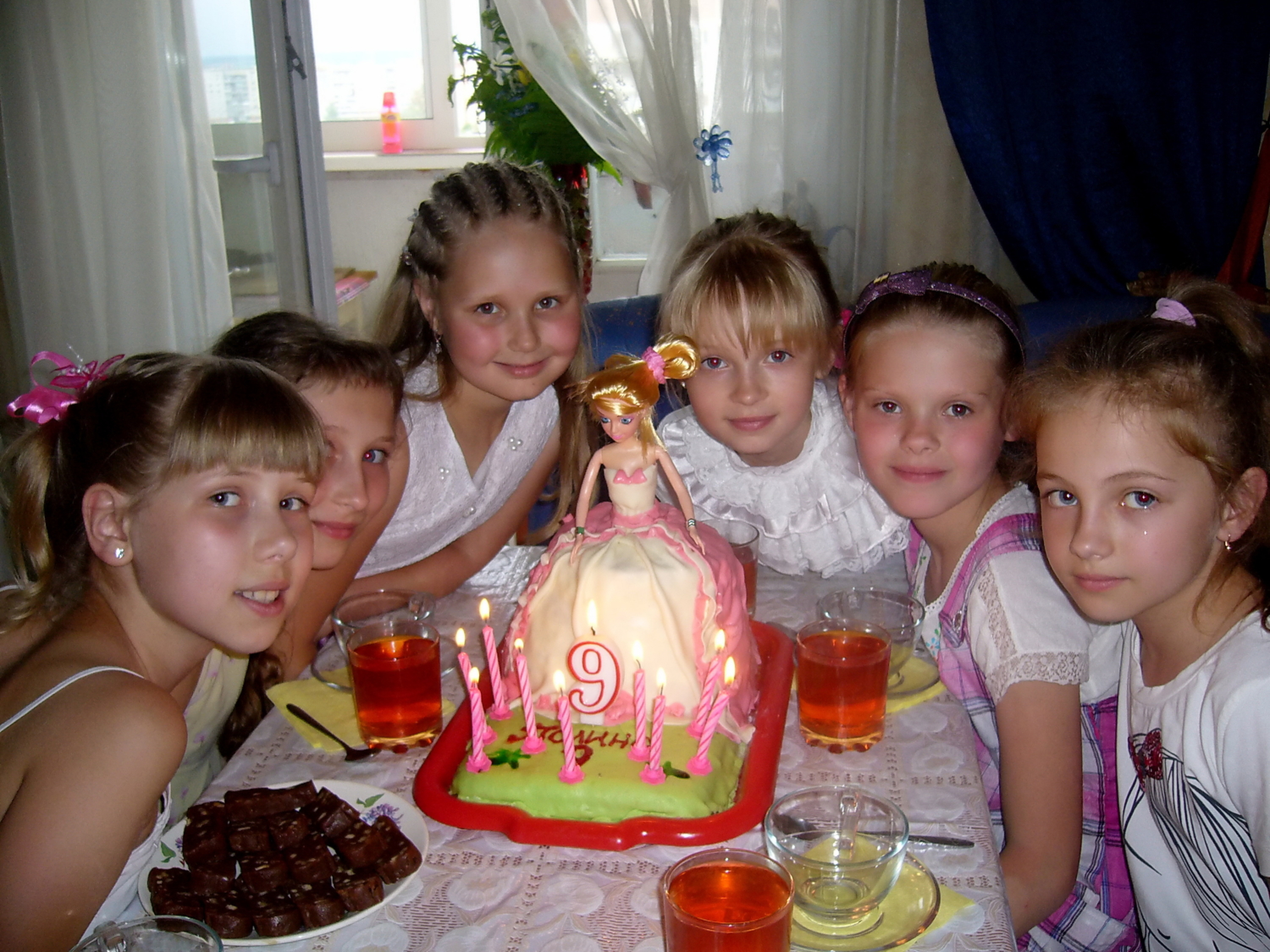 Торт для дочки на 9 лет