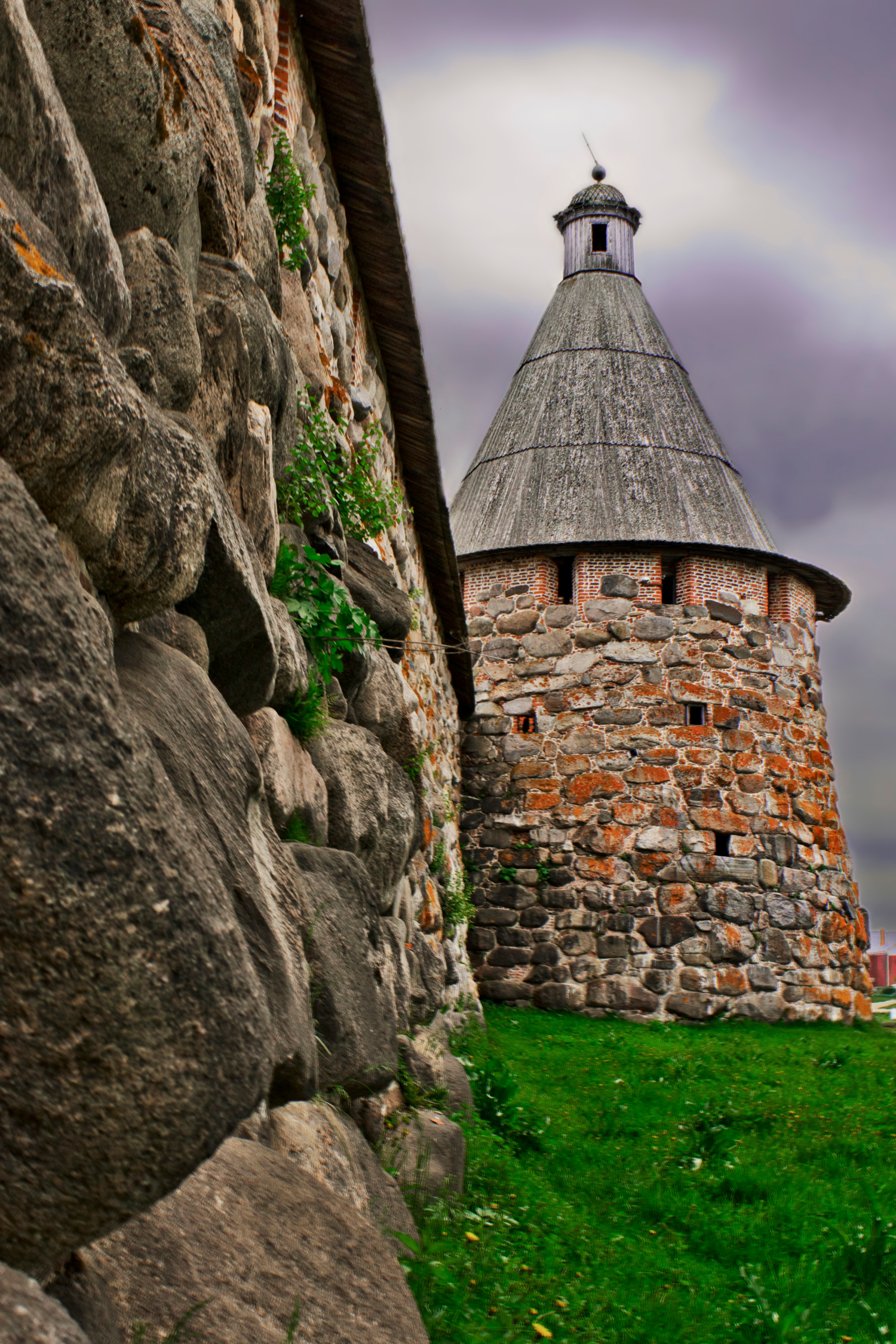 Стена Соловецкой крепости