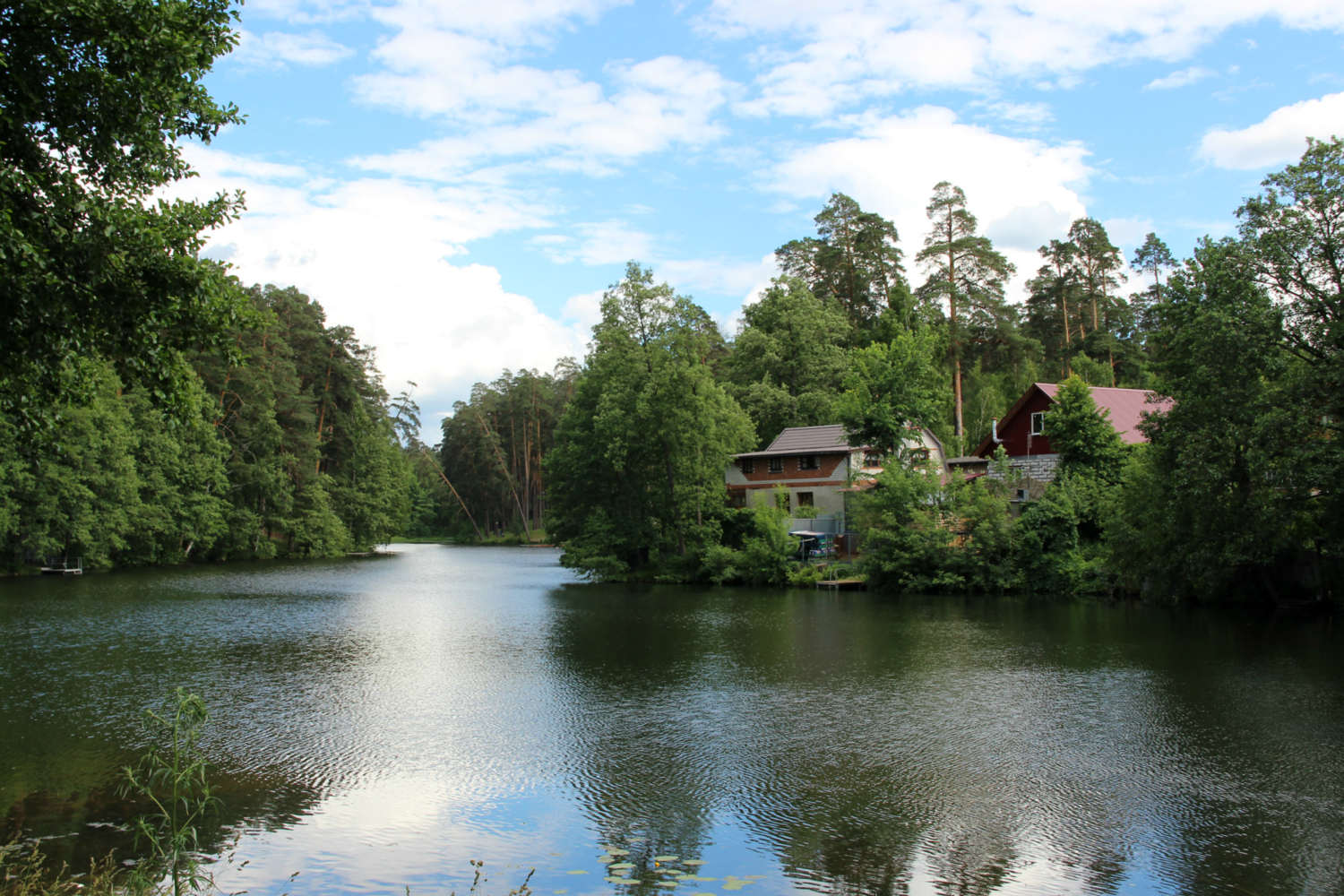Дом у лесного озера