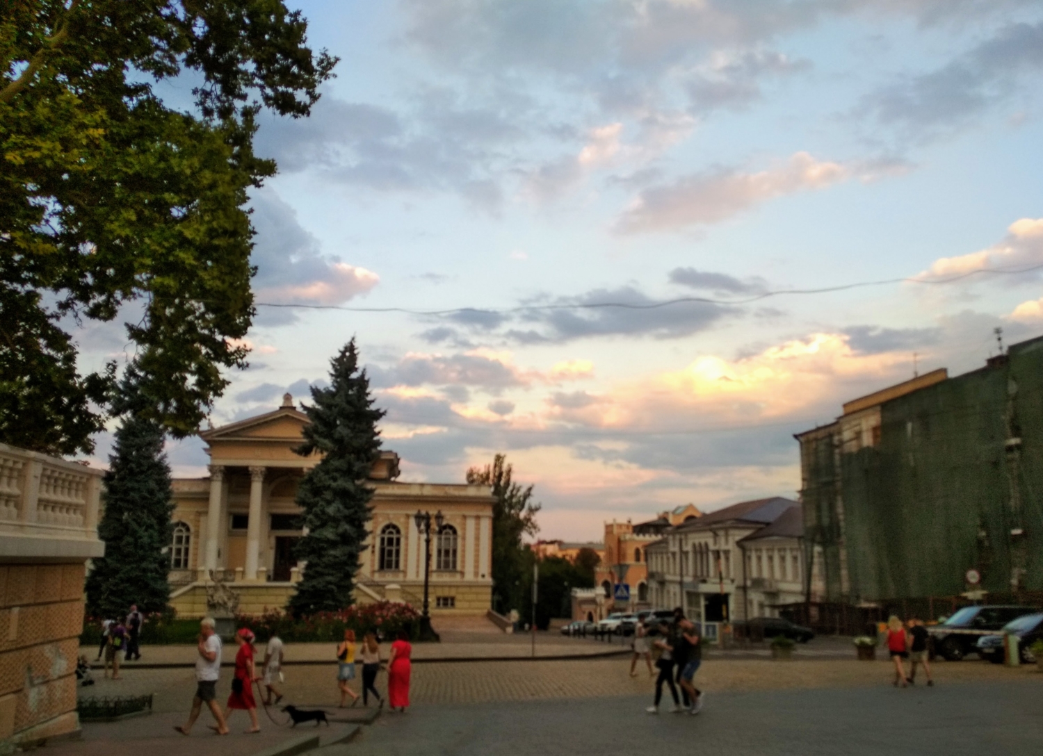 Летний закат в Одессе