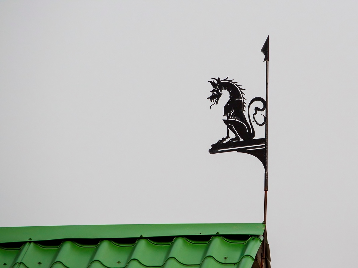 Дракон, живущий на крыше