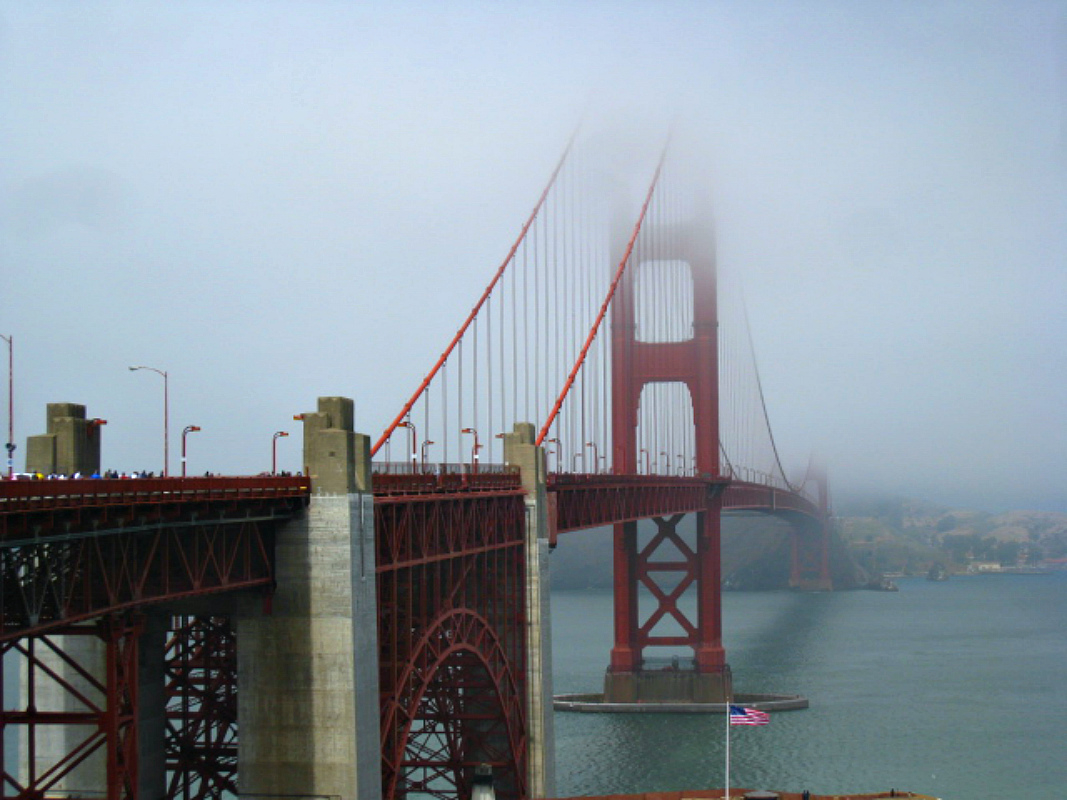 Мост Красные ворота в Сан Франциско