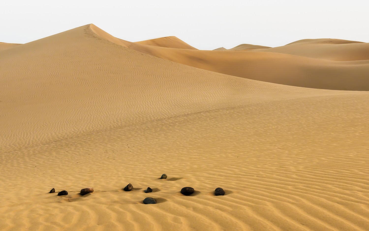 Одинокий странник в пустыне