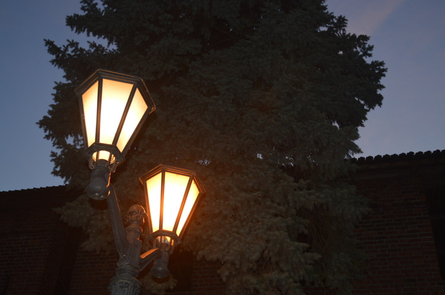 Ночь,улица,фонарь.