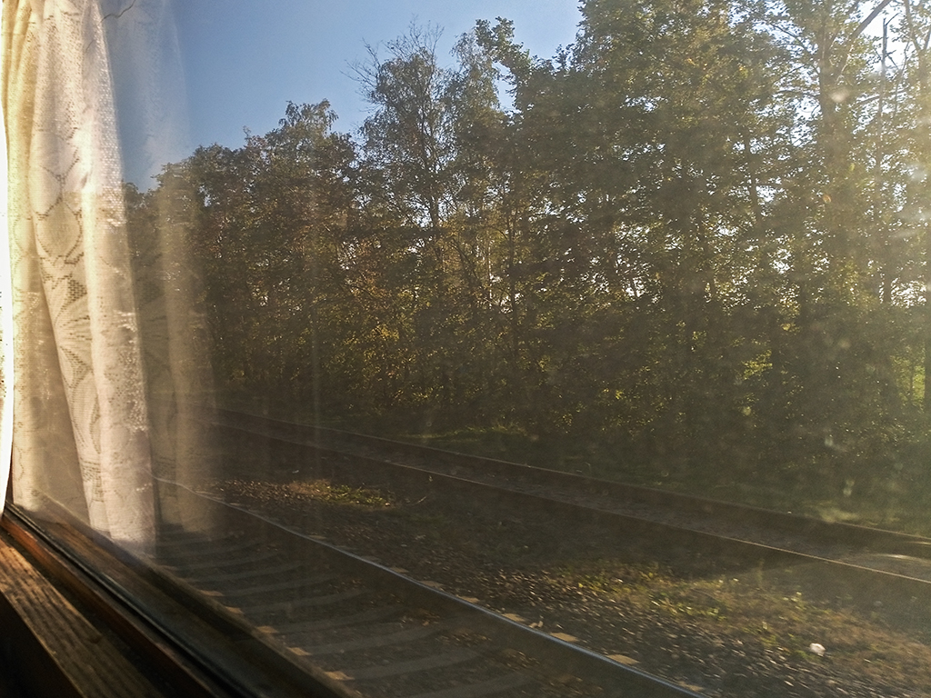 Из окна скорого поезда