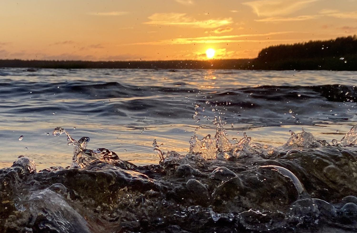 Вечерний танец волн