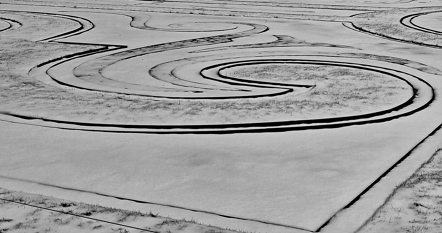 зима - ландшафтный дизайнер