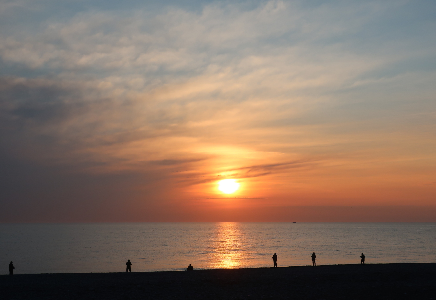 Вечерняя рыбалка.