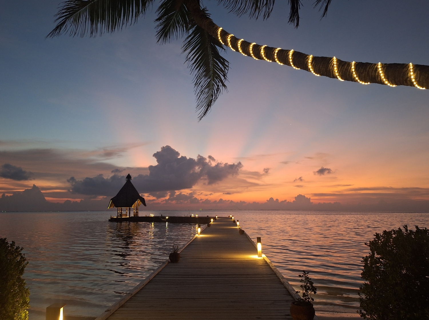 провожая день