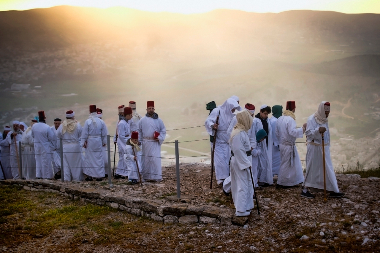 Рассвет на горе Гризим