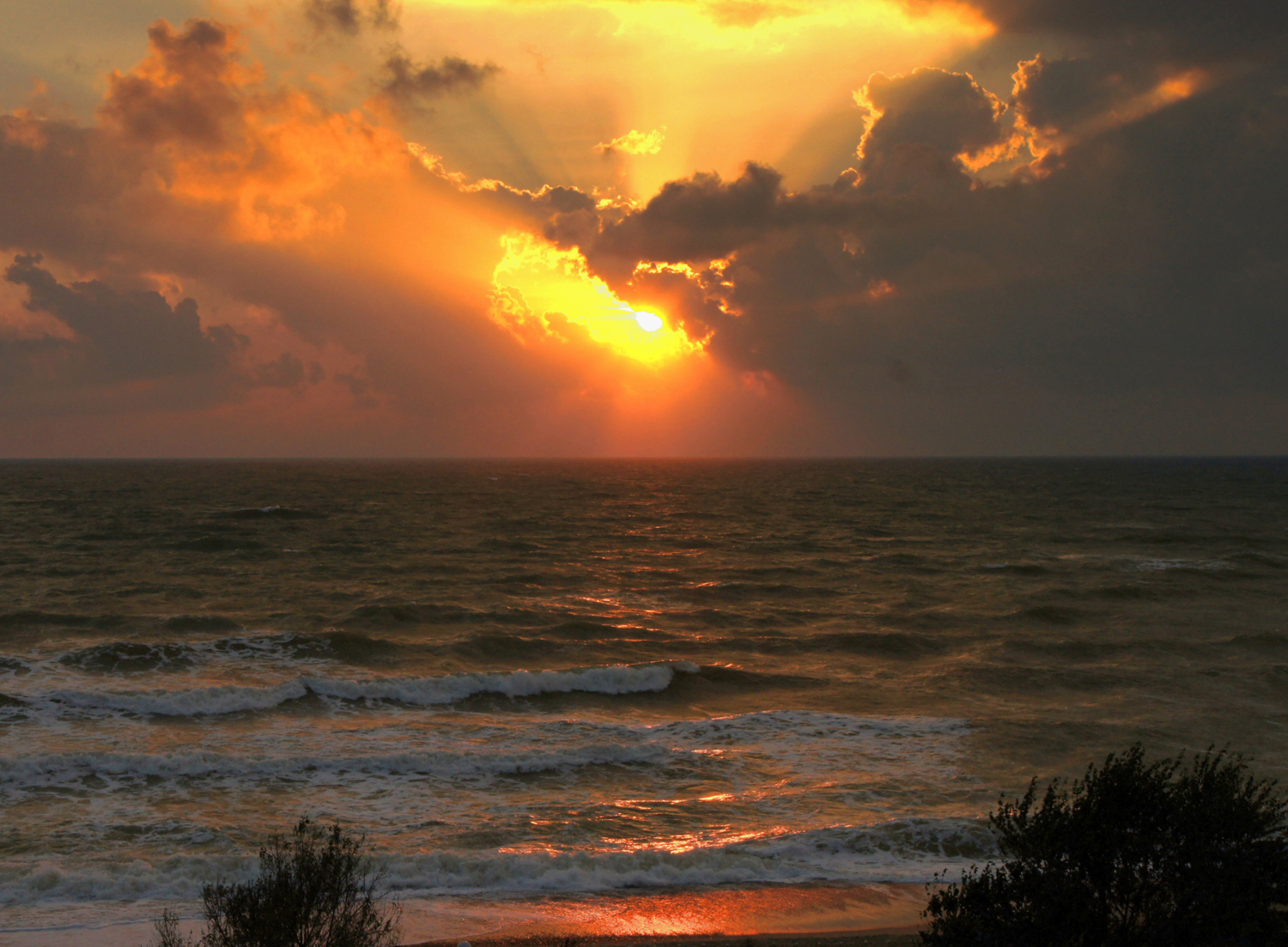 Морской закат